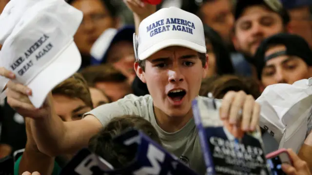 La mayoría de los hombres blancos de Estados Unidos respalda a Trump.