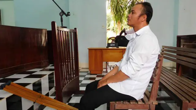 Ông Nguyễn Minh Quyết tại phiên toà sáng 26/5