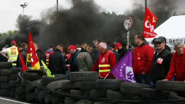 Забастовки во Франции