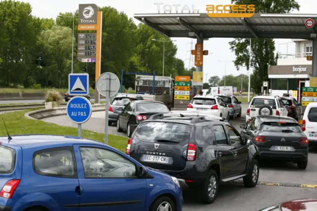 Забастовки во Франции