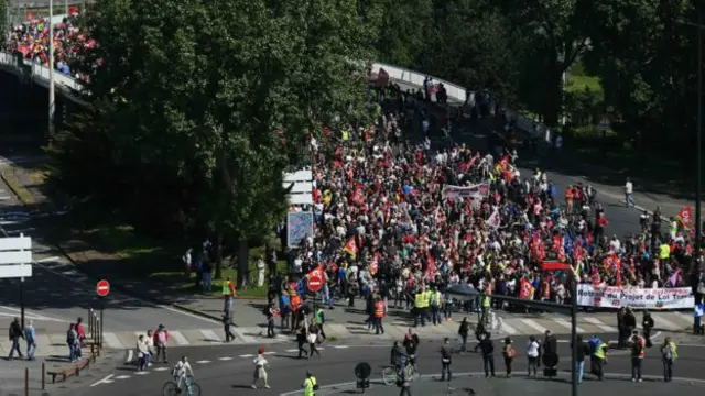 फ्रांस प्रदर्शन