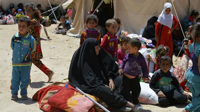 الأمم المتحدة تعتقد أن آلاف الأطفال والمدنيين عالقون في الفلوجة ومجبرون على التجنيد في القتال الدائر هناك