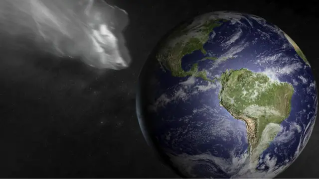 धरती से एस्टेरॉ़यड की टक्कर