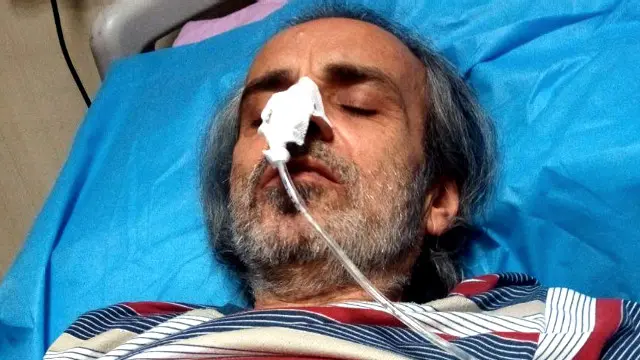 آقای کبودوند چند روز پیش با وخامت حالش به خاطر اعتصاب غذا، به بیمارستان منتقل شد
