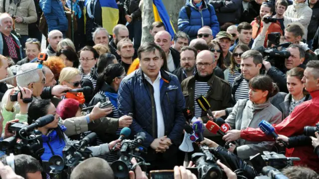 Міхеіл Саакашвілі обіцяв поїхати захищати результат своєї партії, якщо б вона перемогла