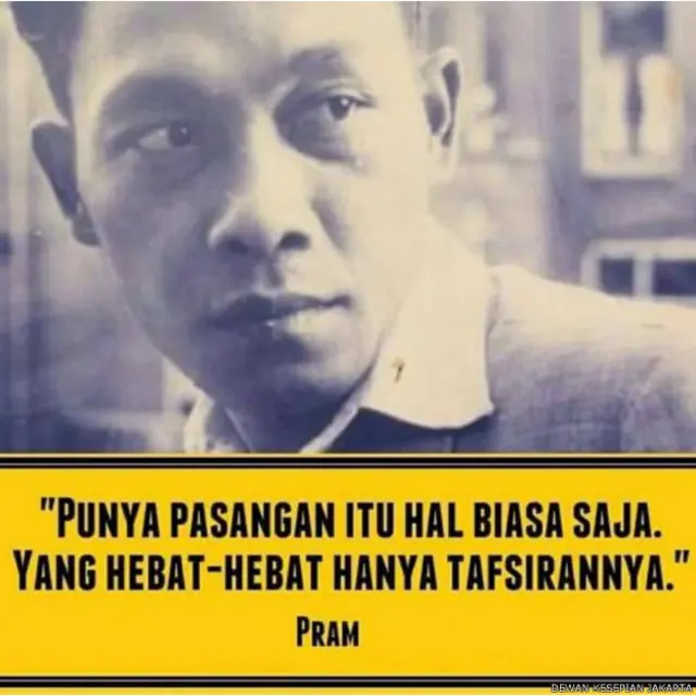 Diambil dari kutipan terkenal Pramoedya Ananta Toer dalam buku Rumah Kaca, “hidup sungguh sangat sederhana. Yang hebat-hebat hanya tafsirannya."