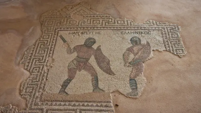 В Курионе также сохранились мозаики