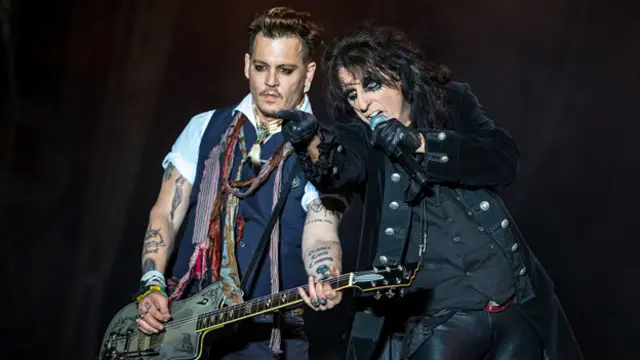 Джонни Депп и Элис Купер