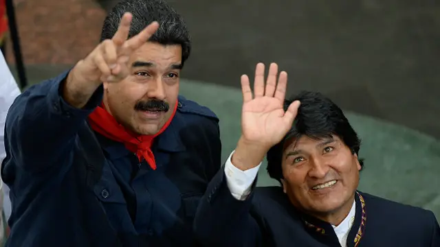 Evo Morales y Nicolás Maduro