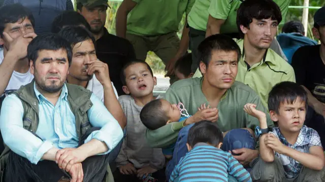 資料圖片:2014年在泰國申請庇護的維吾爾難民