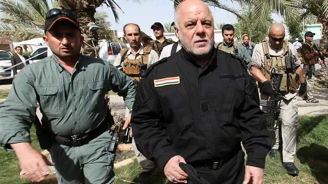 العبادي يؤكد أن التقدم في عملية الفلوجة بطيئ حرصا على حماية المدنيين