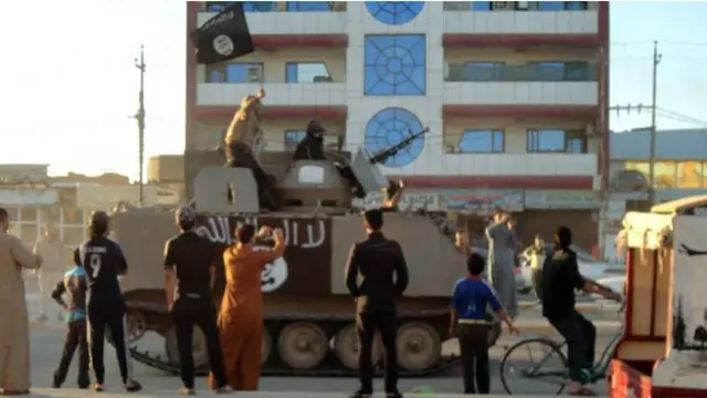 Боевики ИГ в Фаллудже