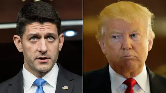 Ông Trump viết trên Twitter rằng ông Ryan không nên lãng phí thời gian nhằm chống lại ông