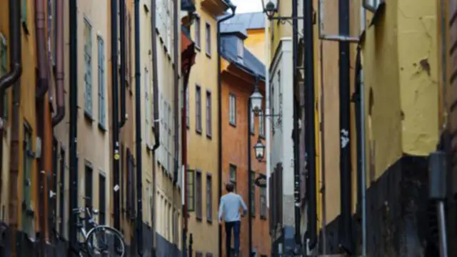 斯德哥尔摩旧城紧凑的短期住房