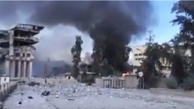 ABD'nin Musul Üniversitesi saldırısı ardından sosyal medyada paylaşılan fotoğraf. 