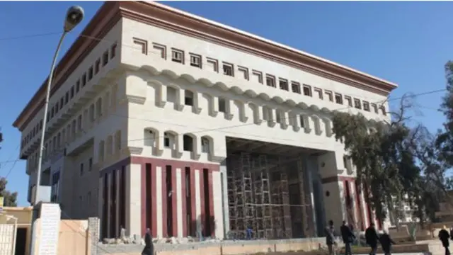 Bir zamanlar 30 bin öğrencisi olan Musul Üniversitesi'nin rektörlük binası.