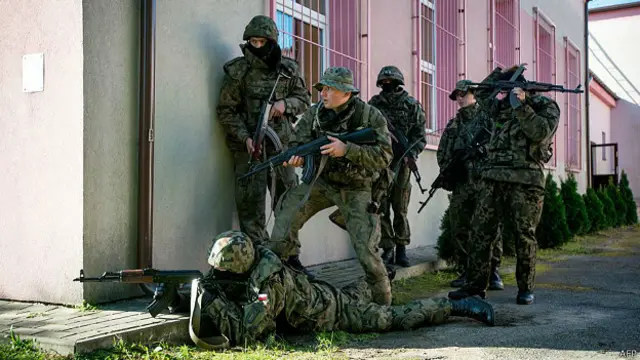 польские солдаты