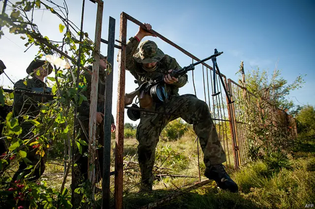 Ополченцы будут проходить армейскую подготовку 