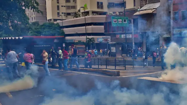Disturbios en Caracas