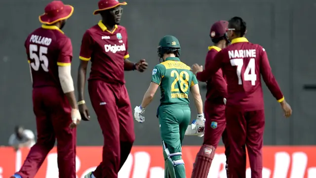 ویسٹ انڈیز نے گذشتہ ایک دہائی میں تیسری بار جنوبی افریقہ کو کسی ون ڈے میں شکست دی ہے