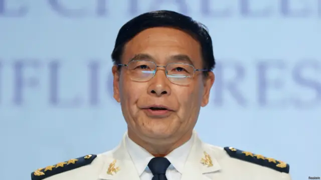 在新加坡举行的亚洲最大规模安全峰会上，孙建国上将说中国‘不服霸’，包括国际法庭对(南海)重要贸易路线即将做出的仲裁。