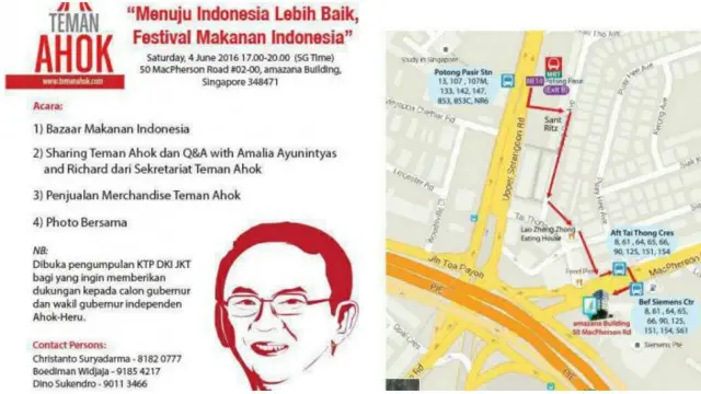 teman ahok brosur
