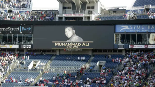 Tributo a Alí durante el torneo Copa América Centernario