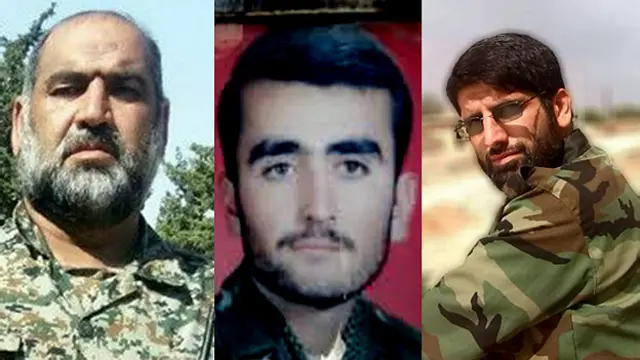 له کیڼې خوا: رضا رستمي مقدم، قدرت عبدیاني او رضا مسیب زاده