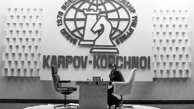 Шахматная дуэль Карпов - Корчной в советской прессе освещалась как противостояние двух политических систем