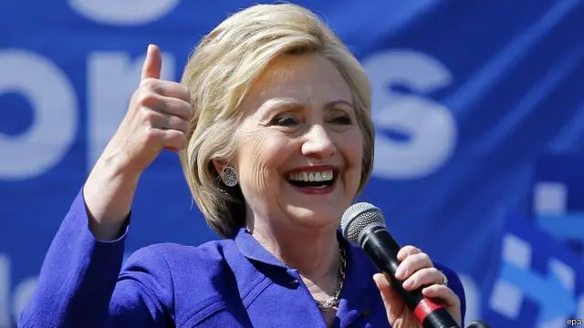 Bà Clinton dẫn trước trong cuộc chạy đua vào vị trí ứng viên của Đảng Dân chủ với 291 phiếu đại biểu và 523 phiếu siêu đại biểu