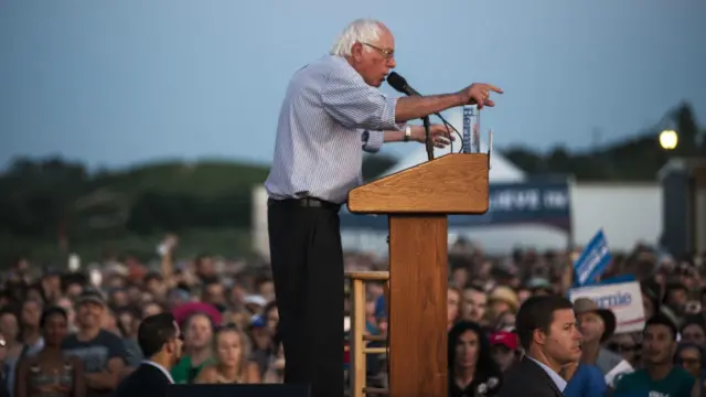 Bernie Sanders, mengungkapkan dirinya belum akan mundur hingga konvensi Partai Demokrat yang akan dilaksanakan Juli mendatang.
