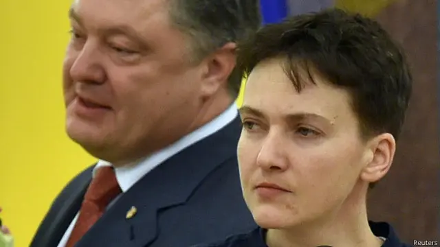 Савченко и Порошенко