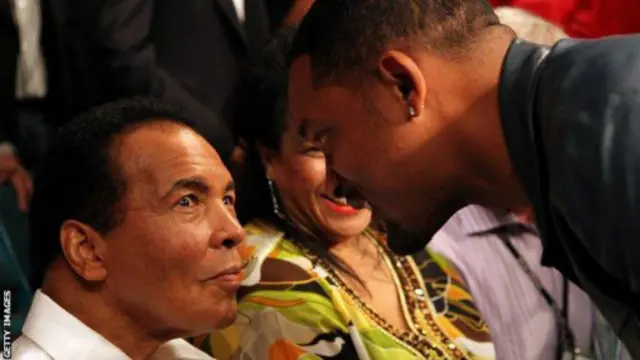 محمد علی اور اداکار وِل سمتھ ایک تقریب میں