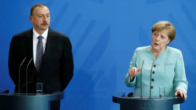 İlham Əliyev iyunun 7-də kansler Angela Merkellə görüşüb