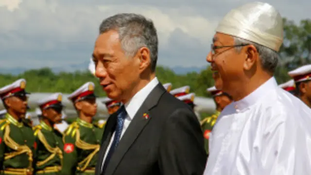 S'pore PM and Burmese President U Htin Kyaw