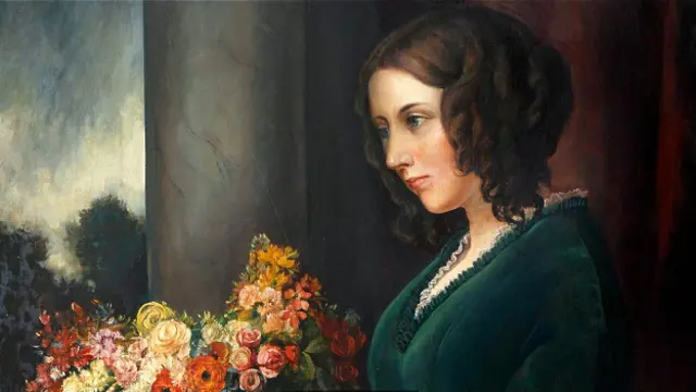 Фрагмент портрета Кэтрин, написанного Дэниелом Маклисом в 1847 году