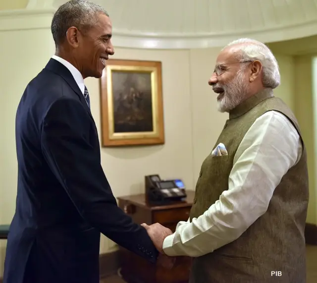 मोदी ओबामा