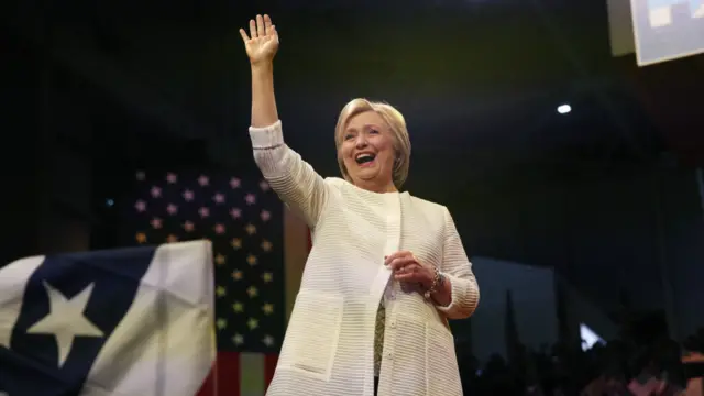 希拉里在紐約布魯克林舉行活動