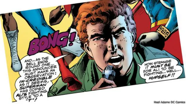 Untuk meniadakan kekuatan Superman, pertarungan berlangsung di bawah matahari merah.