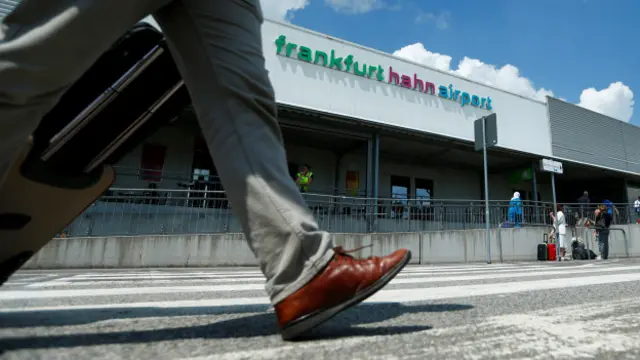 аэропорт Франкфурта, пассажир