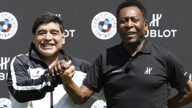 Maradona na Pele wadukuliwa wakimjadili Messi