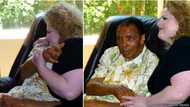 मोहम्मद अली और स्टेफ़नी मीड