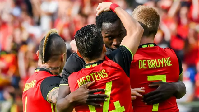 Игроки сборной Бельгии