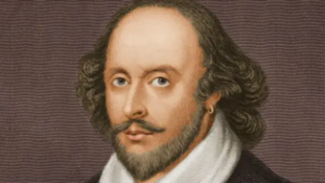ویلیام شکسپیر (William Shakespeare)، معروفترین شاعر و نمایشنامۀ منظوم نویس انگلیسی (1582-1616)، که بعضی از صاحبنظران معتدند آثار او، در مقایسه با کتاب مقدّس ، حقیقتِ بیشتری در بر دارد.