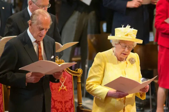 Королева и герцог Эдинбургский