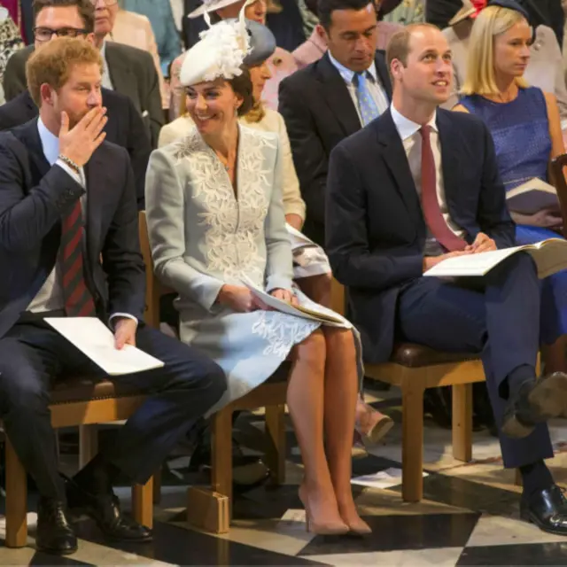 Принцы Гарри и Уильям