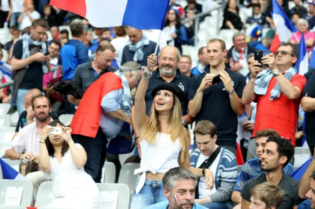 Французские фанаты