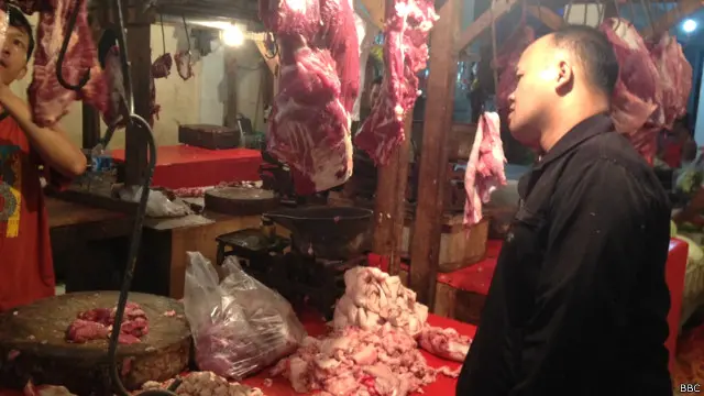 Harga daging sapi belum bisa mencapai Rp80.000/kilogram sebagaimana dikehendaki Presiden Joko Widodo.