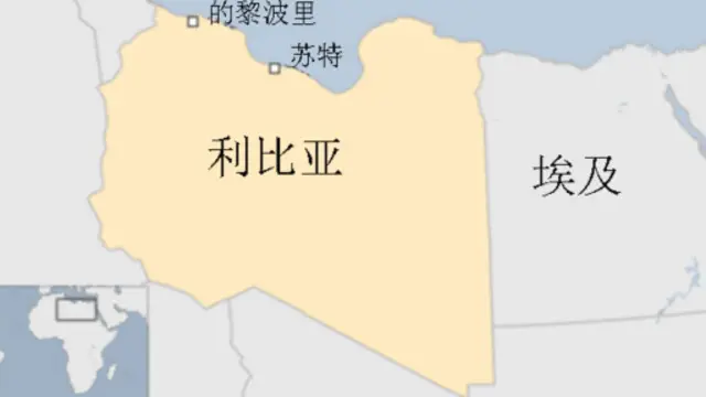 利比亞地圖