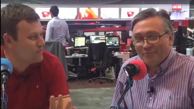 Журналисты Русской службы Би-би-си Олег Антоненко (слева) и Александр Баранов